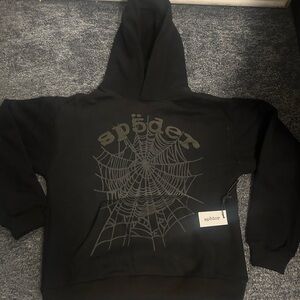 Phantom black spider hoodie size M